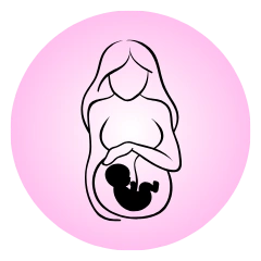 Labour and delivery care icon